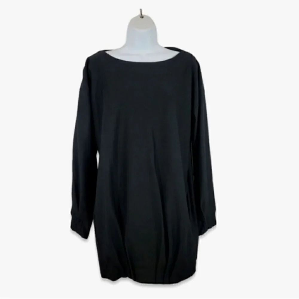 NEW Dusica Sacks Kotur Pleat Front Bateau Mini Tunic Dress Size 2 US Size 4/6
